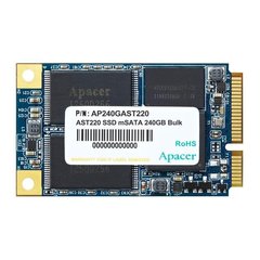 SSD-накопичувач mSATA Apacer 240GB 3D TLCAP240GAST220-1