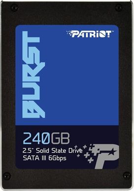 Накопичувач Patriot Burst 240GB 2.5" SATAIII TLC 3D (PBU240GS25SSDR)