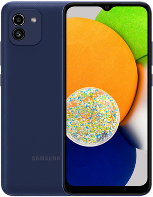 Смартфон Samsung Galaxy A03 3/32GB Blue (SM-A035FZBDSEK)