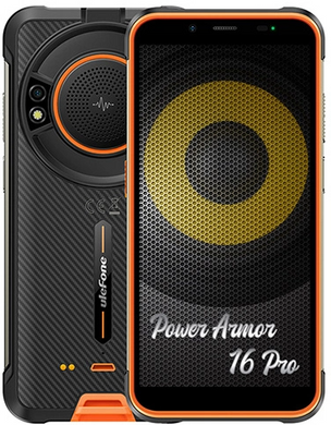 Смартфон Ulefone Power Armor 16 Pro 4/64GB Black/Orange (6937748734840)