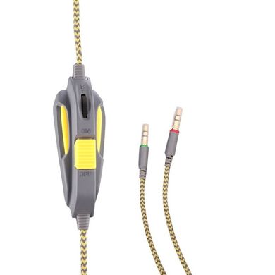 Наушники Sades SA-708 Stereo Gaming Headphone/Headset with Microphone Grey/Yellow (SA708-G-Y)