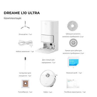 Робот-пилосос Xiaomi Dreame L10 Ultra