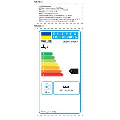 Водонагреватель Willer EH20R Edge+