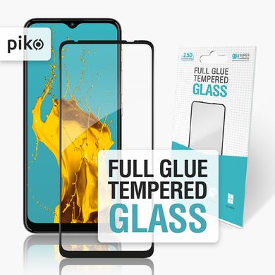 Защитное стекло Piko Full Glue для MOTO E20 (Black) (1283126521270)