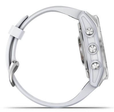 Смарт-часы Garmin Fenix 7S Stainless Steel with Whitestone Band (010-02539-03)