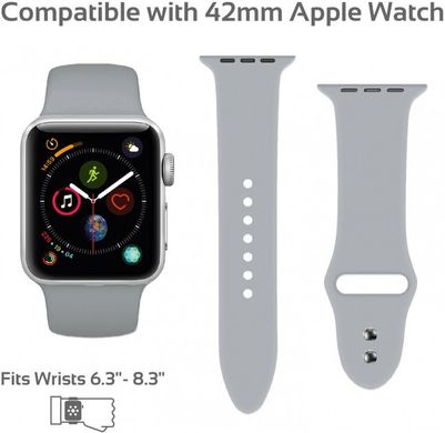Ремінець Promate Oryx-42ML для Apple Watch 40-42 мм Grey (oryx-42ml.grey)