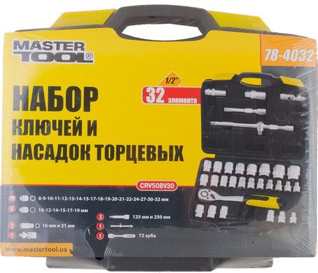 Набор инструментов MasterTool 32 шт. (78-4032)