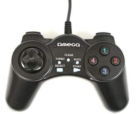 Проводной геймпад Omega Tornado PC USB Black (OGP70)