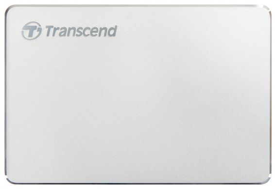 Зовнішній жорсткий диск Transcend StoreJet 1TB MC Silver (TS1TSJ25C3S)
