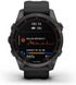 Смарт-часы Garmin Fenix 7S Sapphire Solar Carbon G. DLC Titanium w. Black Band (010-02539-25)