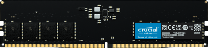 Оперативна пам'ять Crucial DRAM 32GB DDR5-5200 UDIMM CL42 (CT32G52C42U5)