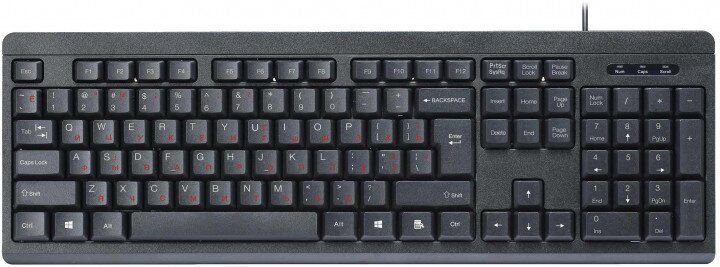 Клавіатура Maxxter KB-112-U USB Black