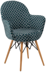 Крісло Tilia Gora-V ніжки букові, сидіння з тканиною ARTCLASS 808