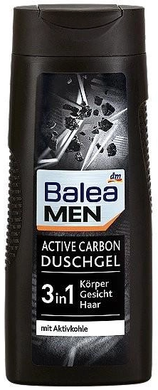 Гель для душа мужской Balea Men 3в1 Active Carbon 300 мл