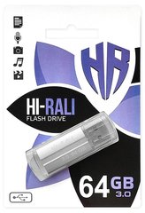 Флешка Hi-Rali 64GB Corsair Series Silver (HI-64GB3CORSL)