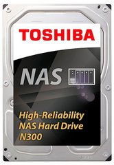 Внутрішній жорсткий диск Toshiba N300 6 TB (HDWN160UZSVA)