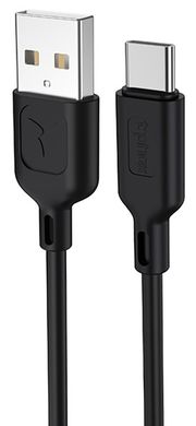 Кабель T-PHOX Fast USB - USB Type-C 1.2 м Black (T-C829 Black)