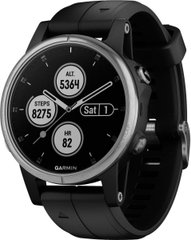 Смарт-часы Garmin Fenix ​​5S Plus Silver with Black Band