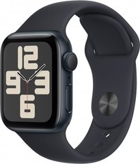 Apple Watch SE 2 2023 40mm (GPS) Midnight Aluminum Case with Midnight Sport Band S/M (MR9X3) NO BOX