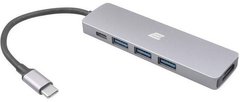 USB-хаб 2Е USB-C Slim Alluminum Multi-Port 5in1 (2EW-2731)