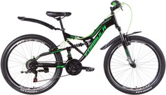 Велосипед 26" Formula Atlas 2021 (черно-зеленый с серым) (OPS-FR-26-452)