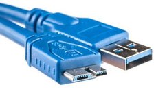 Кабель PowerPlant USB 3.0 AM - Micro, 0.5м