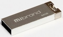 Флешка Mibrand USB 2.0 Chameleon 64Gb Silver (MI2.0/CH64U6S)