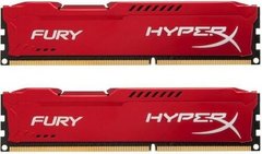 Оперативна пам'ять HyperX DDR3 2x4GB/1600 HyperX Fury Red (HX316C10FRK2/8)