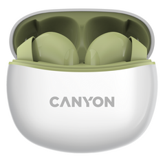 Навушники Canyon TWS-5 Bluetooth Green (CNS-TWS5GR)