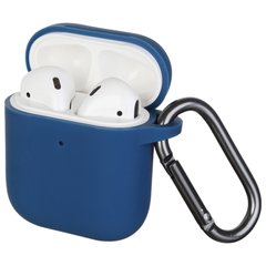 Чохол ArmorStandart New Airpods Silicon case with hook Blue (in box)