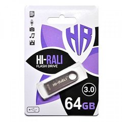 Флешка Hi-Rali USB3.0 64GB Hi-Rali Shuttle Series Silver (HI-64GB3SHSL)