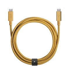 Кабель Native Union Belt Cable USB-C to USB-C Pro 240W Kraft (2.4 m) (BELT-PRO2-KFT-NP)