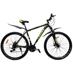 Велосипед Cross Hunter 29" 20" чорний-зелений (29CJA-002780)