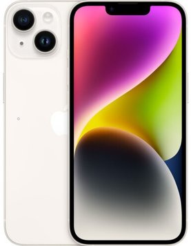 Смартфон Apple iPhone 14 Plus 128GB Starlight (MQ4Y3)