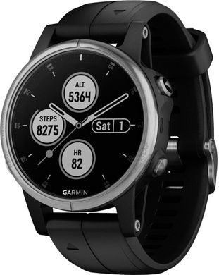 Смарт-часы Garmin Fenix ​​5S Plus Silver with Black Band