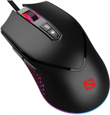 Мышка Sandberg Azazinator Mouse 6400 RGB, игровая, 6400dpi., 7кн.Huano черная