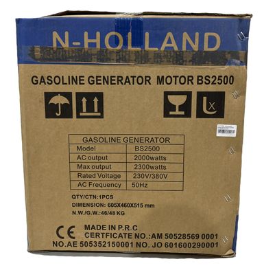 Бензиновый генератор N-Holland PS9000 (BS2500)
