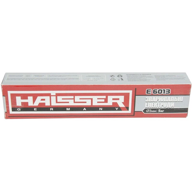 Електроди Haisser E6013 3.0 мм 5 кг (63817)