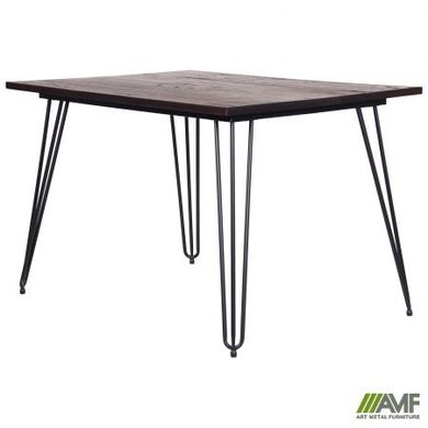 Кухонный стол AMF Smith 120x80 черный (545669)