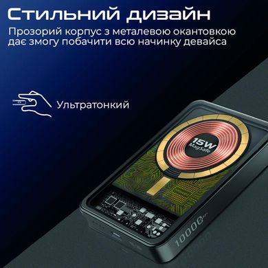 Універсальна мобільна батарея Promate Lucidpack-10 Black 10000mAh (lucidpack-10.black)