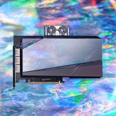 Відеокарта Gigabyte PCI-Ex GeForce RTX 3080 Aorus Xtreme Waterforce WB 10GB GDDR6X (320bit) (1710/19000) (3 х HDMI, 3 x DisplayPort) (GV-N3080AORUSX WB-10GD)