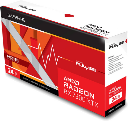 Відеокарта Sapphire Radeon RX 7900 XTX PULSE (11322-02-20G)