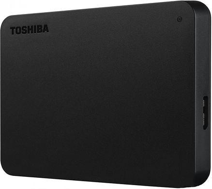 Жорсткий диск Toshiba Canvio Basics + USB-C адаптер 4TB HDTB440EK3CBH 2.5" USB 3.2 Gen1 External Black