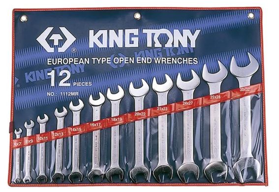 Набір ключів гайкових King Tony 1112MR
