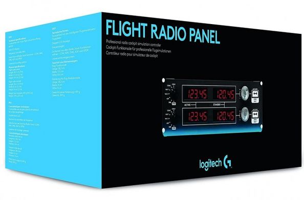 Панель приладів Logitech G Saitek Pro Flight Radio Panel (L945-000011)