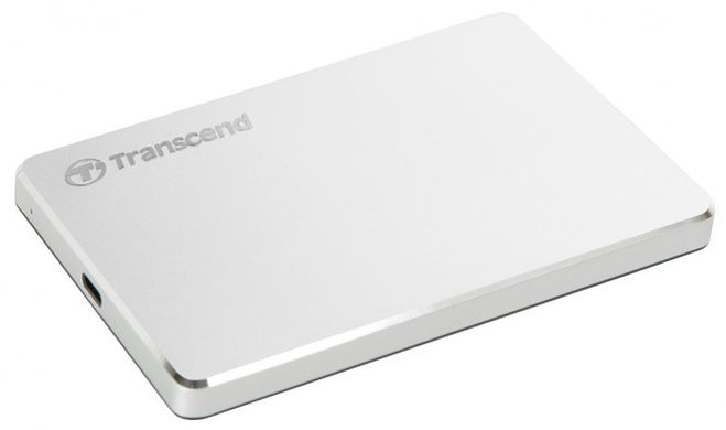 Зовнішній жорсткий диск Transcend StoreJet 2TB MC Silver (TS2TSJ25C3S)