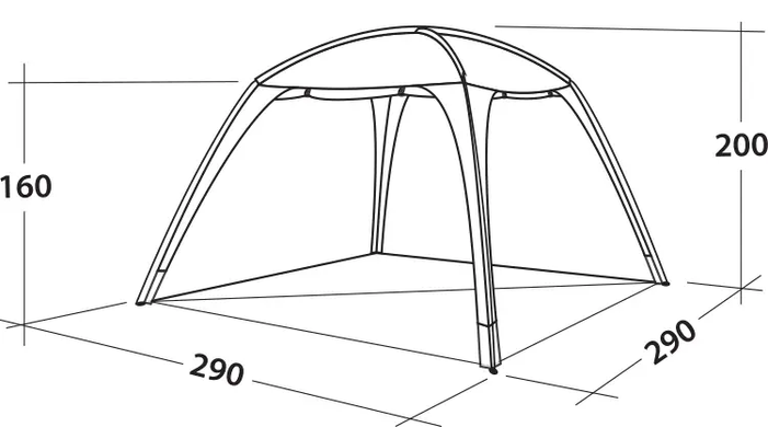 Шатер Easy Camp Day Lounge Granite Grey (120426)