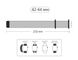 Ремінець ArmorStandart Apple Milanese Loop Band for Apple Watch 42mm/44mm Grey