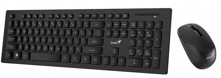 Комплект (клавіатура, мишка) Genius Slimstar 8008 USB Black (31340001413)