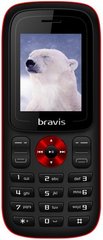 Мобильный телефон Bravis C180 Jingle Dual Sim Black